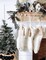 Ivory Hand-Knitted Christmas Stocking – Cozy Cable Knit Mantel Decor | Busa Designs